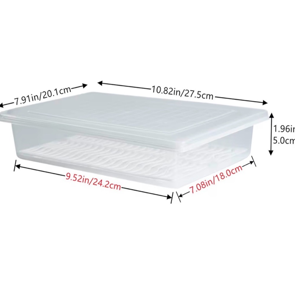 Transparent Food Storage Container Set - Picture 2 of 2